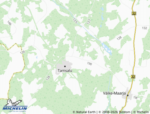 Carte MICHELIN Uudeküla - ViaMichelin