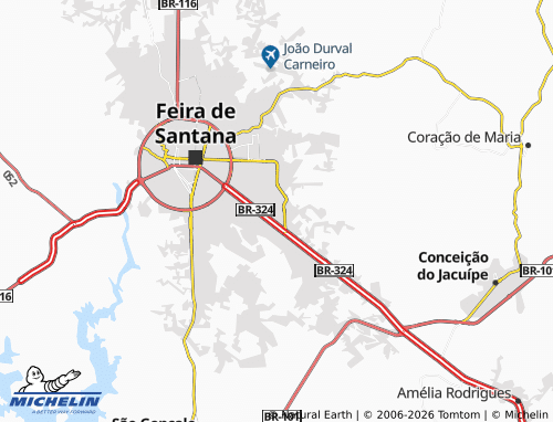 MICHELIN Subaé map - ViaMichelin