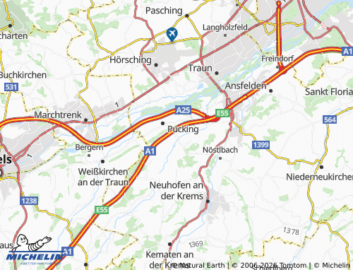 Mapa MICHELIN Sankt Leonhard - ViaMichelin