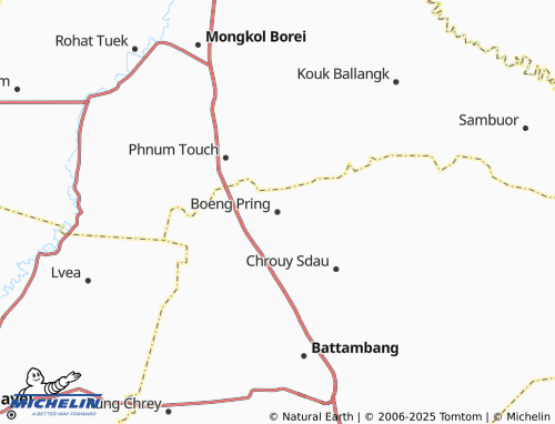 MICHELIN Boeng Pring map - ViaMichelin