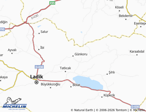 Mappa MICHELIN Günkoru - ViaMichelin