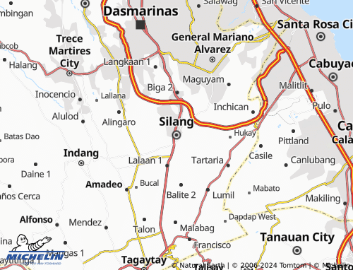 Mappa MICHELIN Silang - ViaMichelin