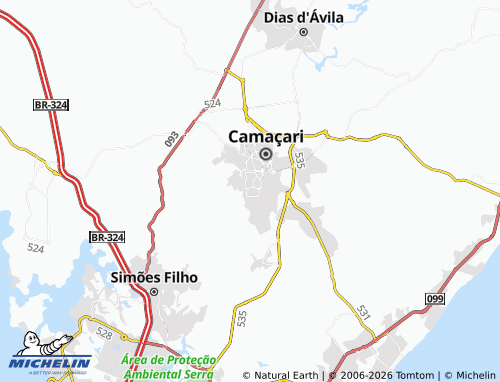 Mapa MICHELIN Tancredo Neves-PHOC III - ViaMichelin