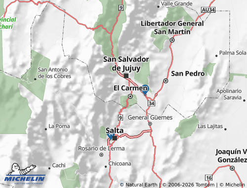 Mappa MICHELIN San Antonio - ViaMichelin
