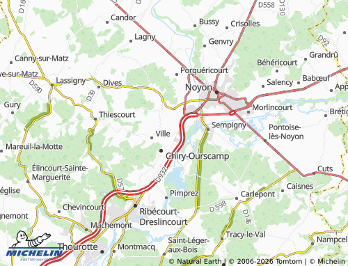 MICHELIN Passel map - ViaMichelin