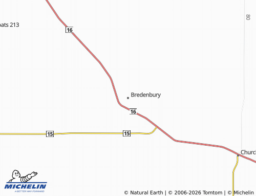 Mapa MICHELIN Bredenbury - ViaMichelin