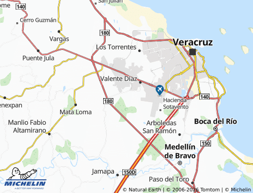 Mapa MICHELIN Paseo de Las Palmas - ViaMichelin