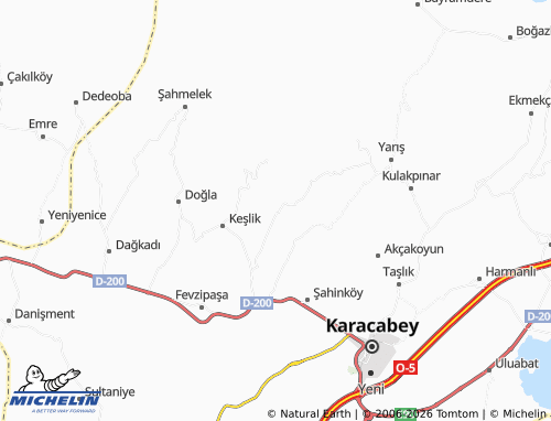 MICHELIN Gölecik map - ViaMichelin