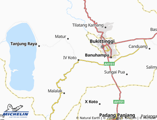 MICHELIN IV Koto map - ViaMichelin