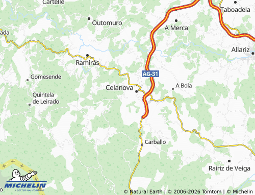MICHELIN Rial map - ViaMichelin