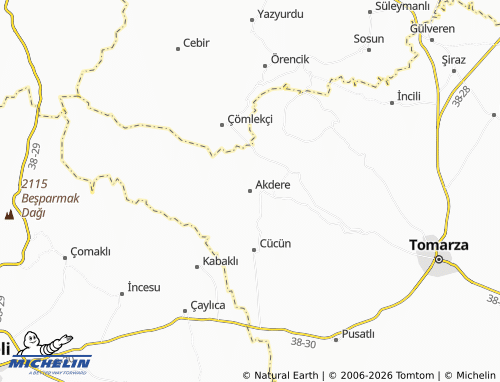 Mappa MICHELIN Akdere - ViaMichelin