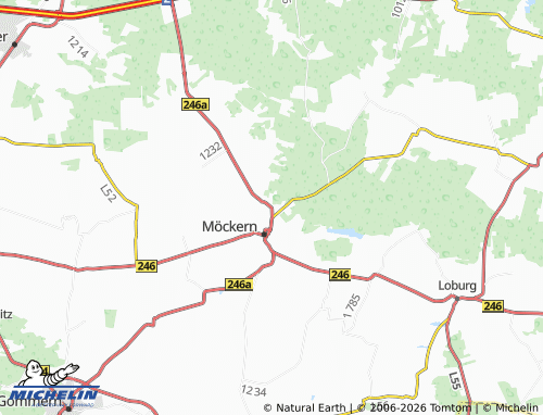 MICHELIN Lühe map - ViaMichelin