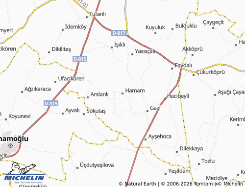 Mappa MICHELIN Hamam - ViaMichelin