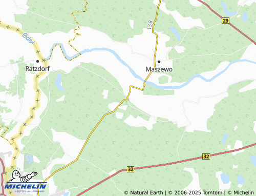 MICHELIN Chlebowo map - ViaMichelin