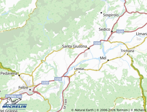 MICHELIN Bivai map - ViaMichelin