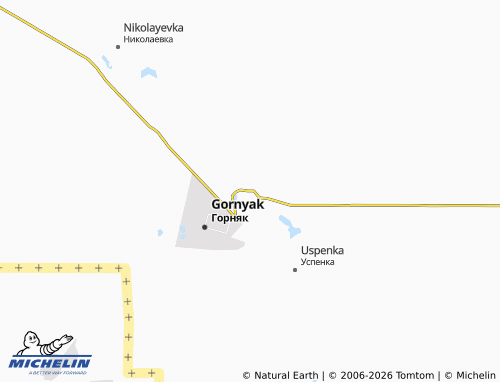 MICHELIN-Landkarte Kirovskiy - ViaMichelin