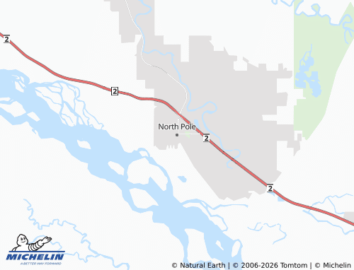Carte MICHELIN North Pole - ViaMichelin