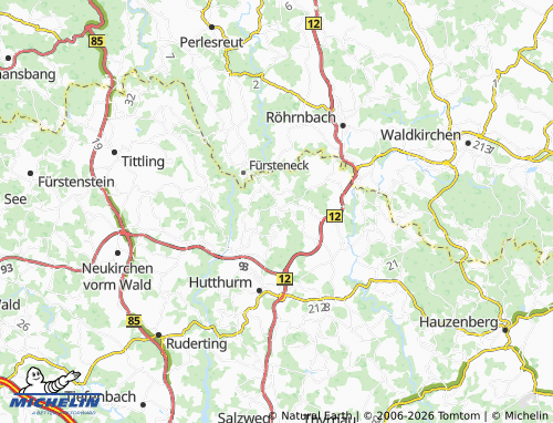 Mapa MICHELIN Prag - ViaMichelin