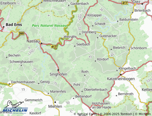 MICHELIN Attenhausen map - ViaMichelin