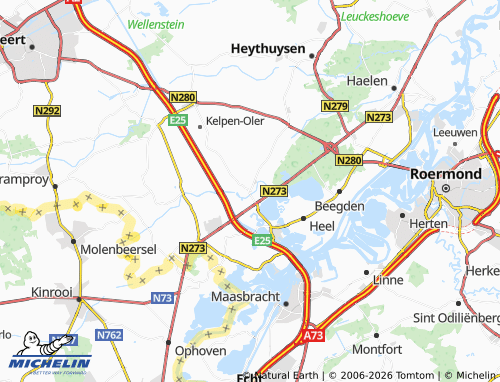 Kaart MICHELIN Grathem - ViaMichelin