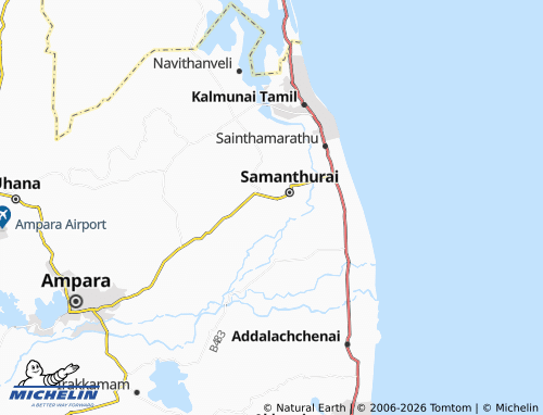 Mappa MICHELIN Malayadikiramam 02 - ViaMichelin