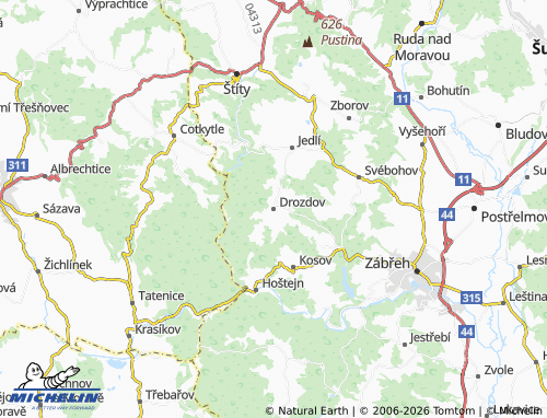 Mappa MICHELIN Drozdov - ViaMichelin