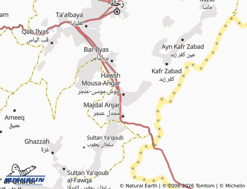 Mapa MICHELIN Hawsh Mousa-Angar - ViaMichelin