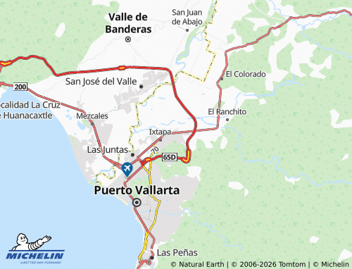 MICHELIN Las Flores map - ViaMichelin
