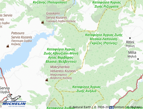 MICHELIN Katafygio map - ViaMichelin