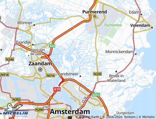 MICHELIN Den Ilp map - ViaMichelin