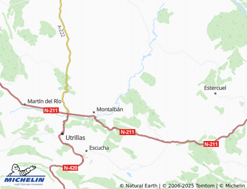 MICHELIN Peñarroyas map - ViaMichelin