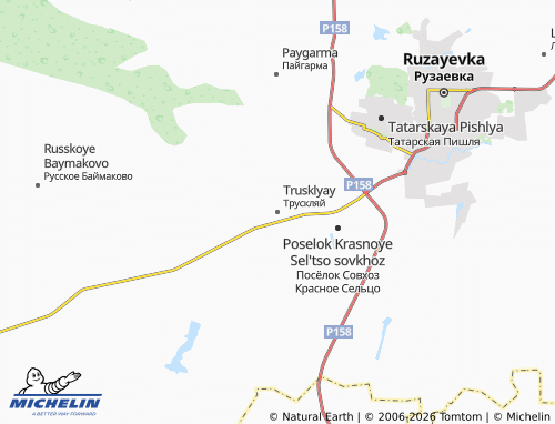 MICHELIN-Landkarte Trusklyay - ViaMichelin