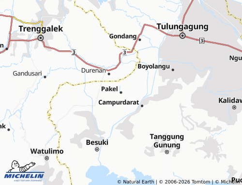 MICHELIN Pakel map - ViaMichelin