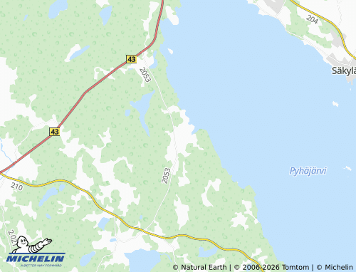 Carte MICHELIN Mannila - ViaMichelin