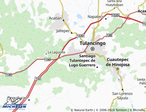 Mappa MICHELIN Paxtepec La Villita - ViaMichelin