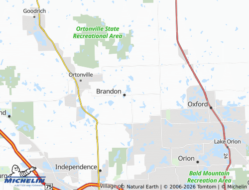 Mapa MICHELIN Brandon - ViaMichelin