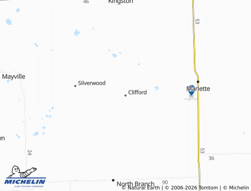 Carte MICHELIN Clifford - ViaMichelin