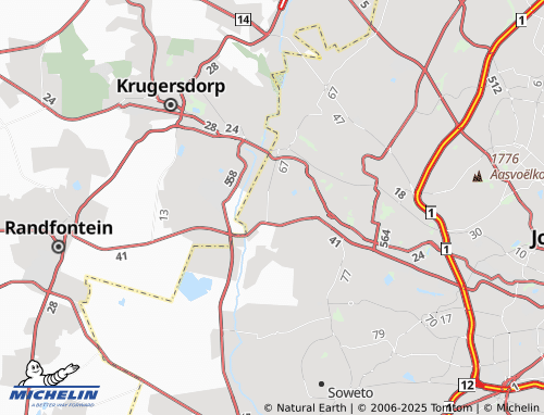 MICHELIN-Landkarte Princess Agricultural Holdings Extension 4 - ViaMichelin
