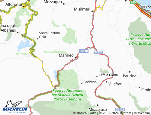Mappa MICHELIN Marineo - ViaMichelin