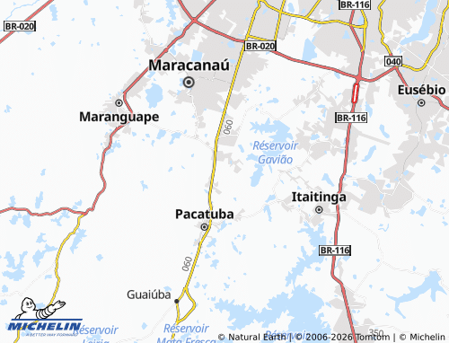 Mappa MICHELIN Bairro Forquilha - ViaMichelin