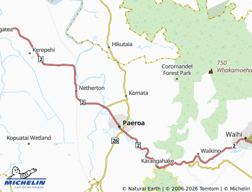 Mapa MICHELIN Komata - ViaMichelin