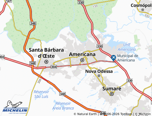 Mapa MICHELIN Vila Frezzarin - ViaMichelin
