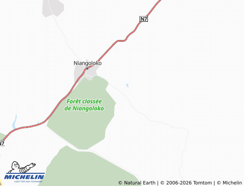 Mappa MICHELIN Moutieredougou - ViaMichelin
