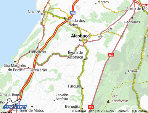 Mapa MICHELIN Casal do Abegão - ViaMichelin