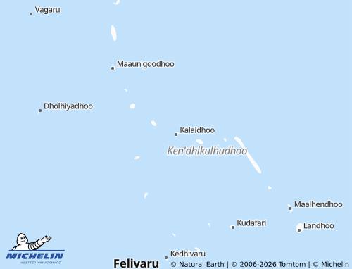 Mappa MICHELIN Kalaidhoo - ViaMichelin