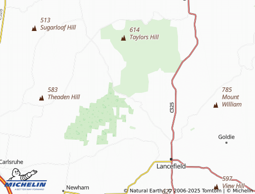 MICHELIN Benloch map - ViaMichelin