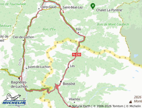 MICHELIN Bausen map - ViaMichelin