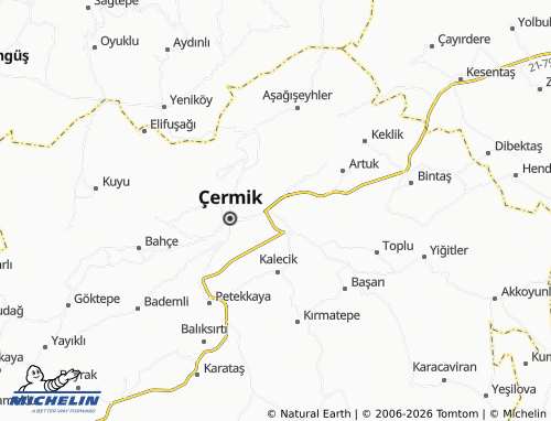 MICHELIN Tepe map - ViaMichelin