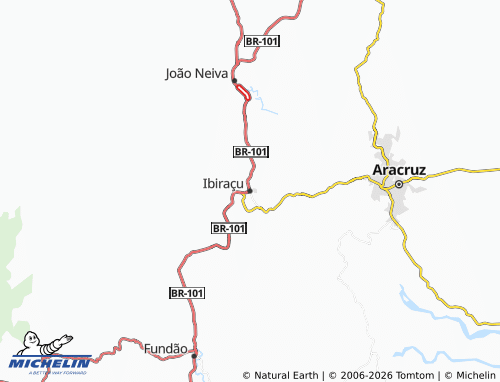 MICHELIN Ibiraçu map - ViaMichelin