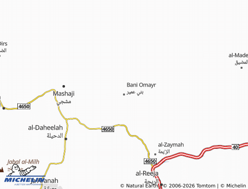 Mapa MICHELIN Bani Omayr - ViaMichelin